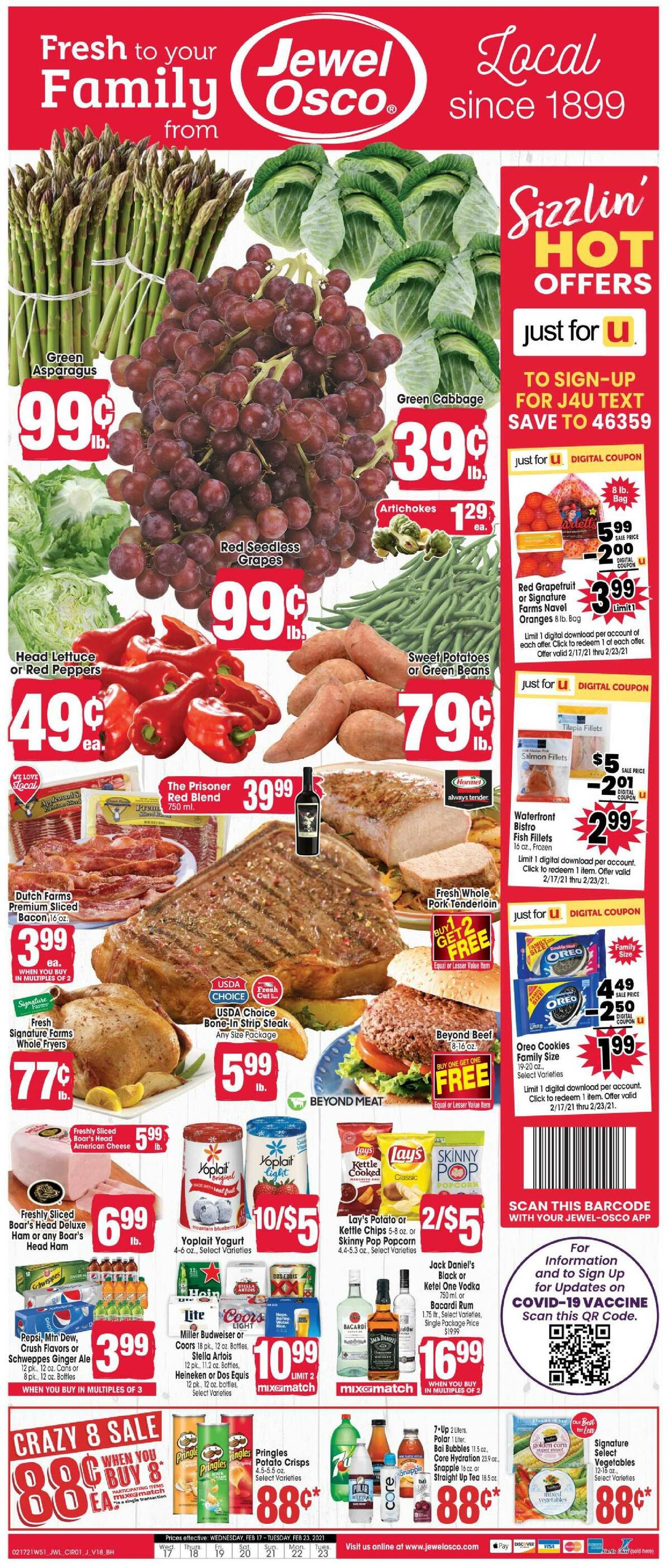 Jewel Osco Weekly Ad from February 17