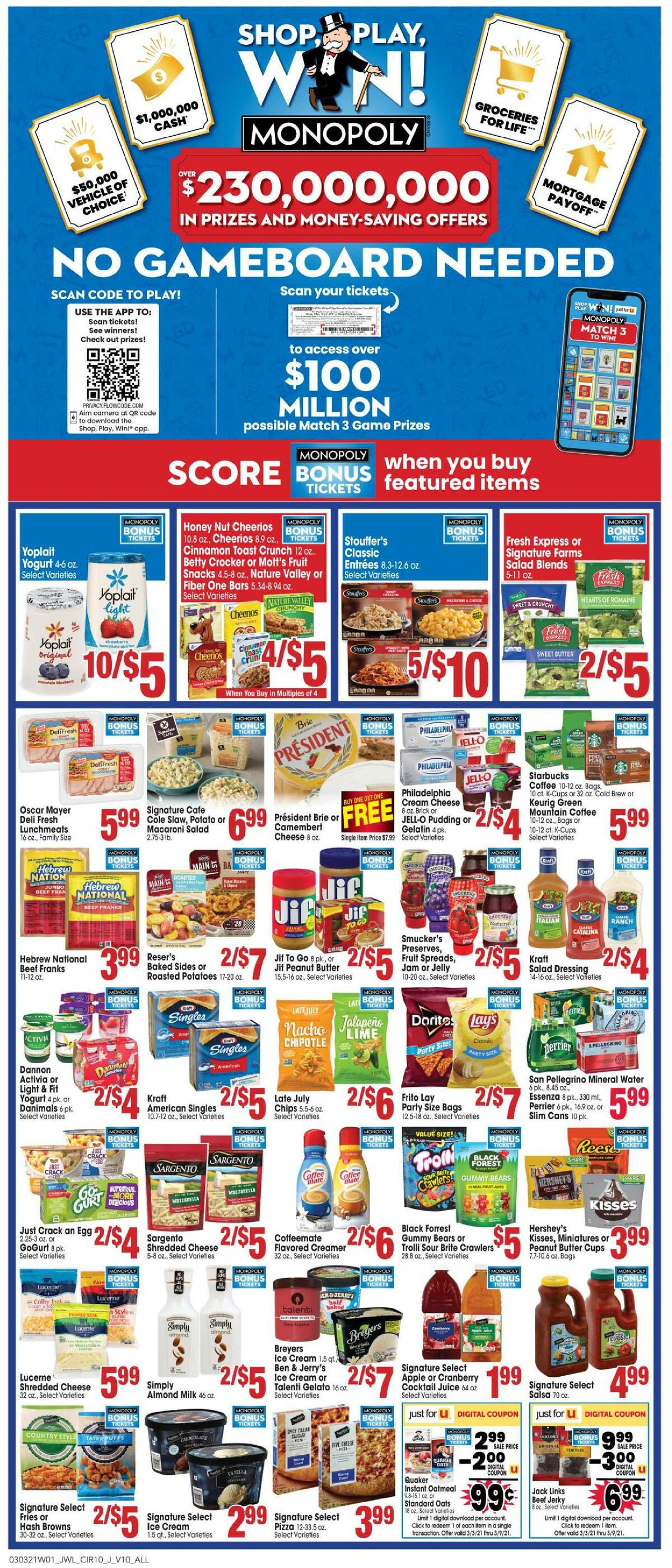 Jewel Osco Weekly Ad from March 3
