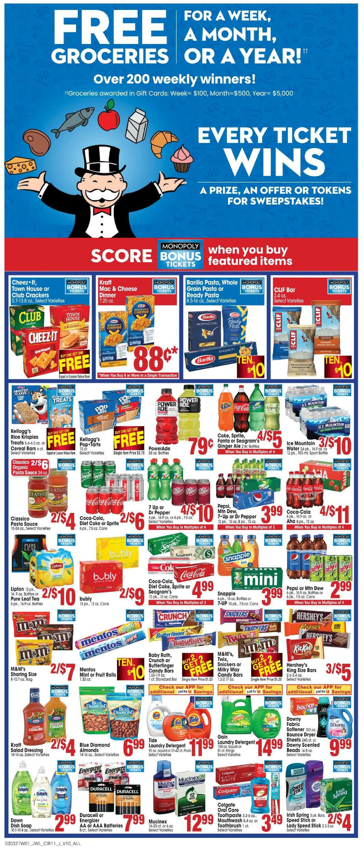 Jewel Osco Weekly Ad from March 3