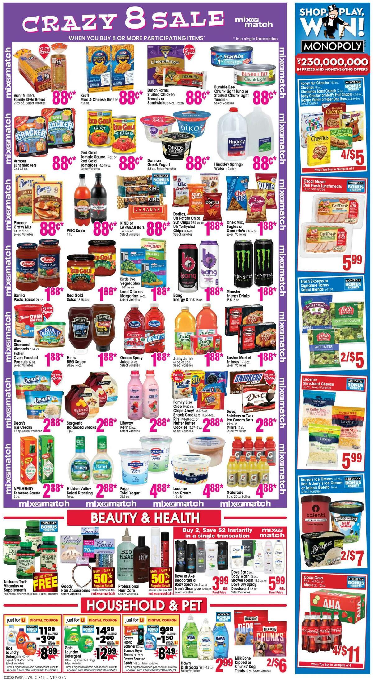 Jewel Osco Weekly Ad from March 3