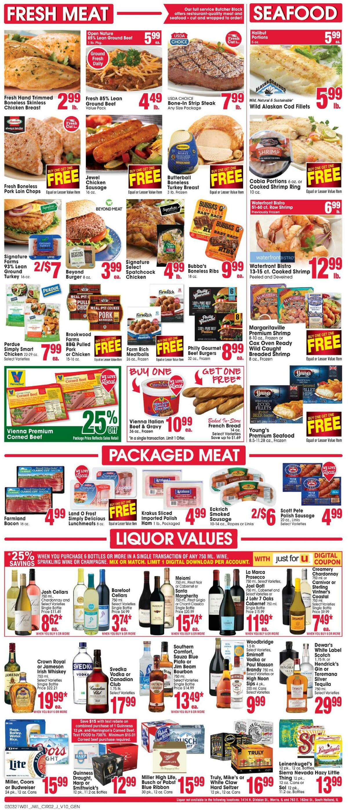 Jewel Osco Weekly Ad from March 3