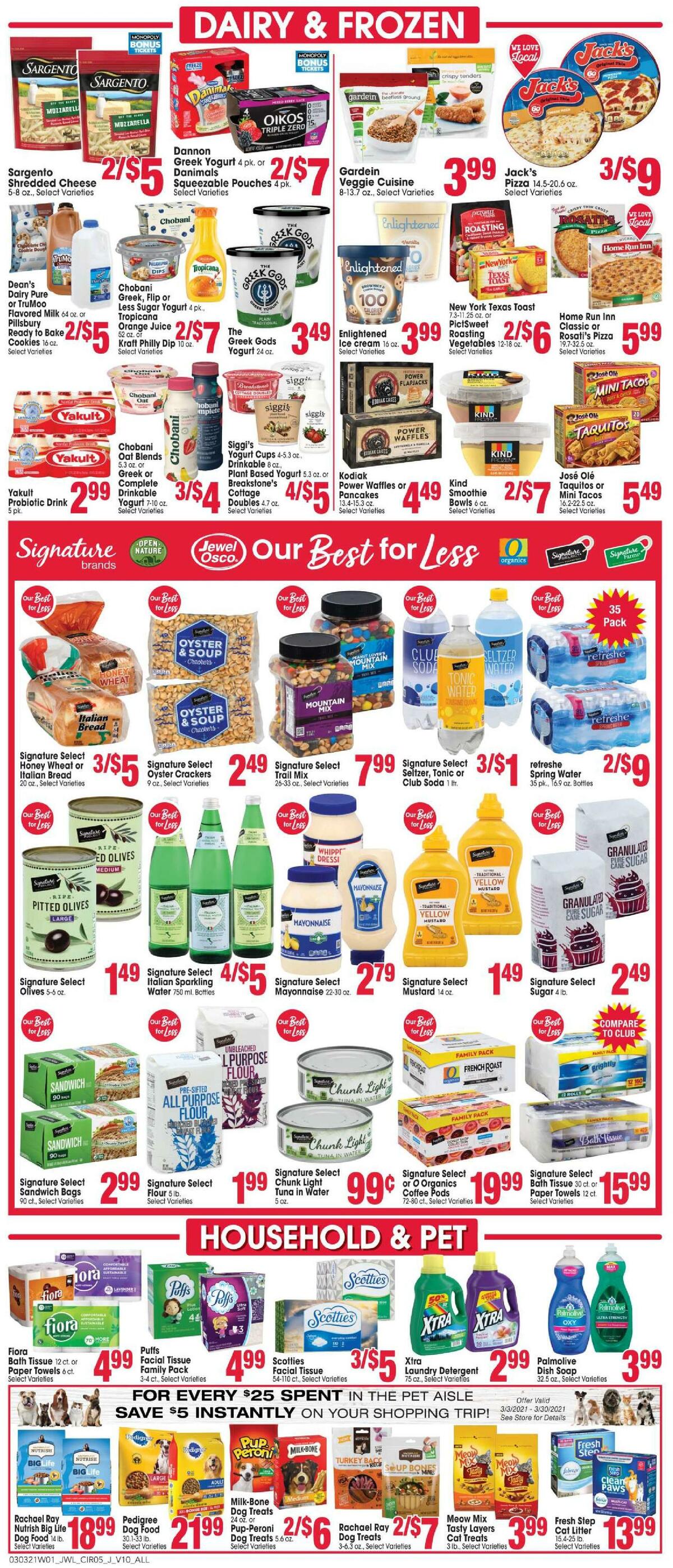 Jewel Osco Weekly Ad from March 3