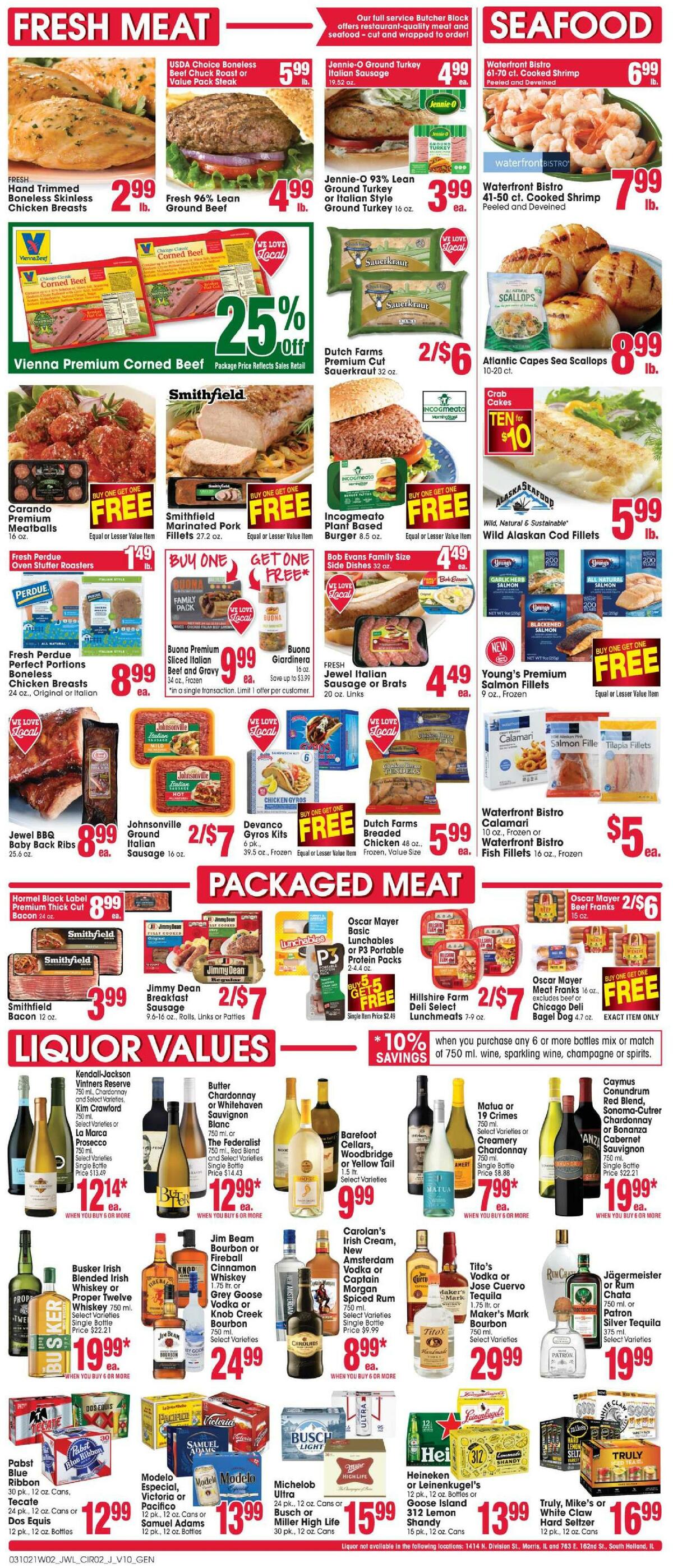 Jewel Osco Weekly Ad from March 10