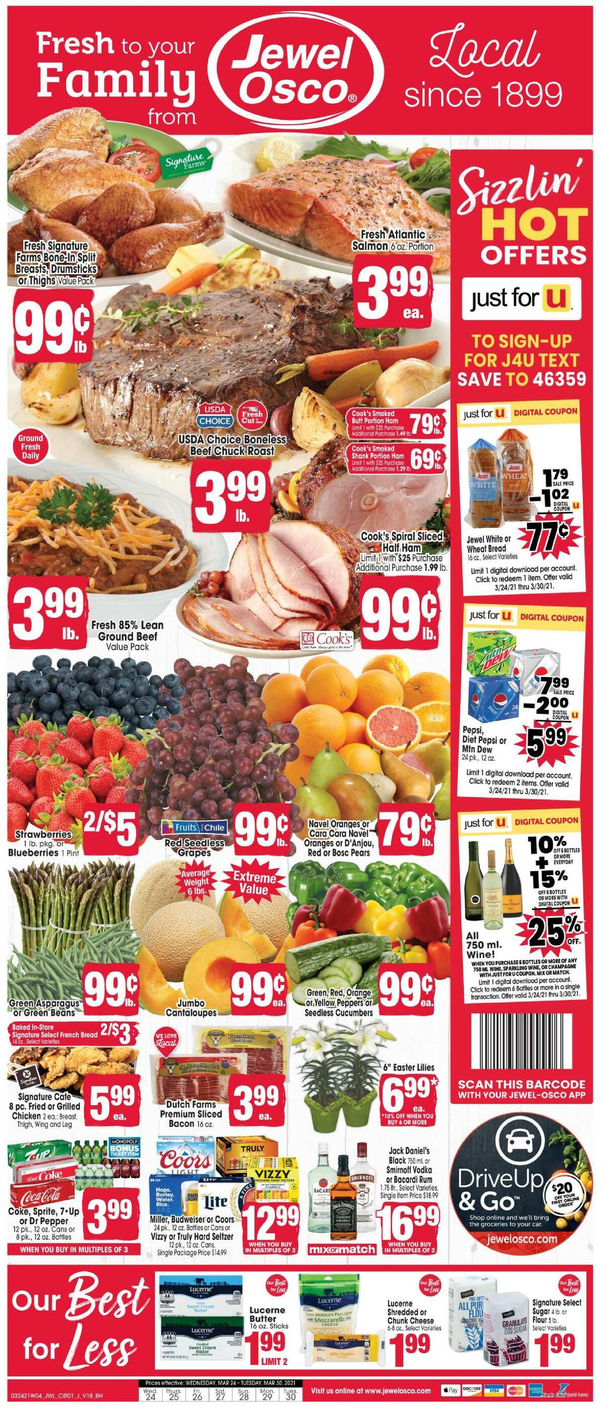 Jewel Osco Weekly Ad from March 24