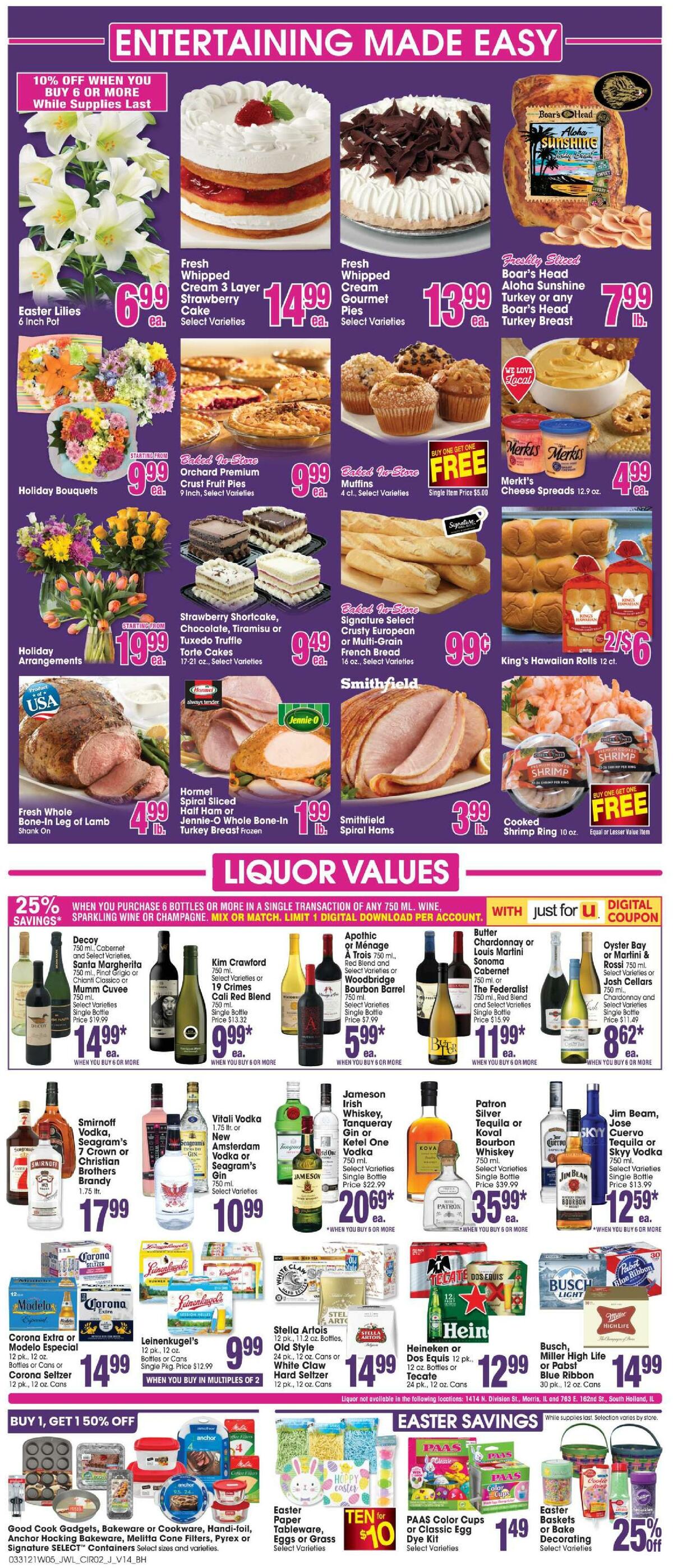 Jewel Osco Weekly Ad from March 31