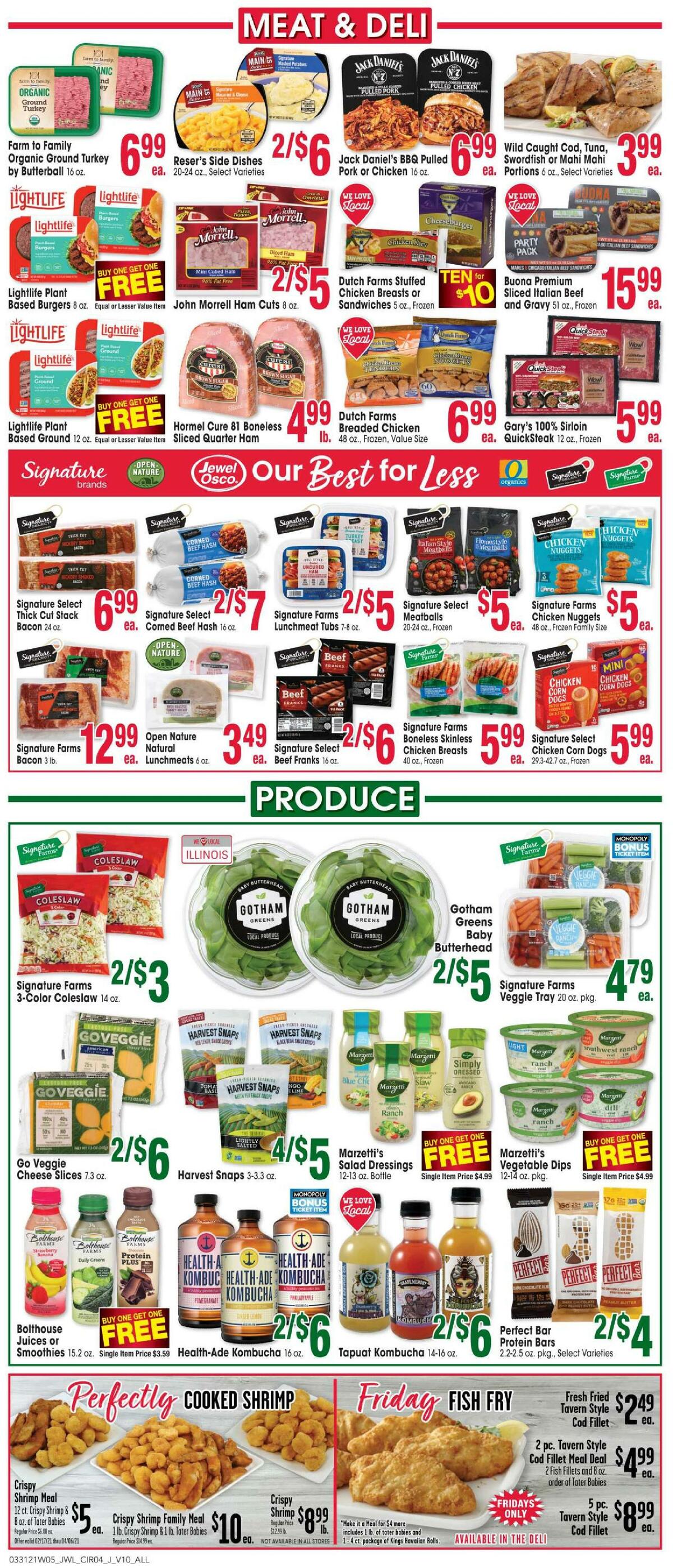 Jewel Osco Weekly Ad from March 31