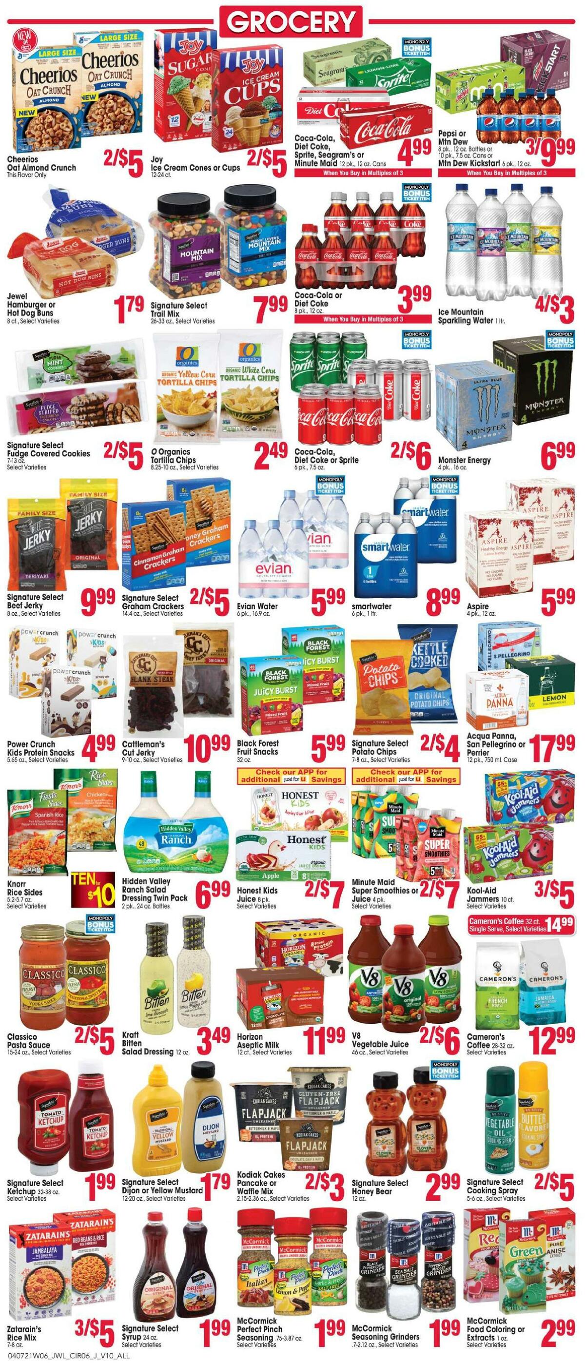 Jewel Osco Weekly Ad from April 7