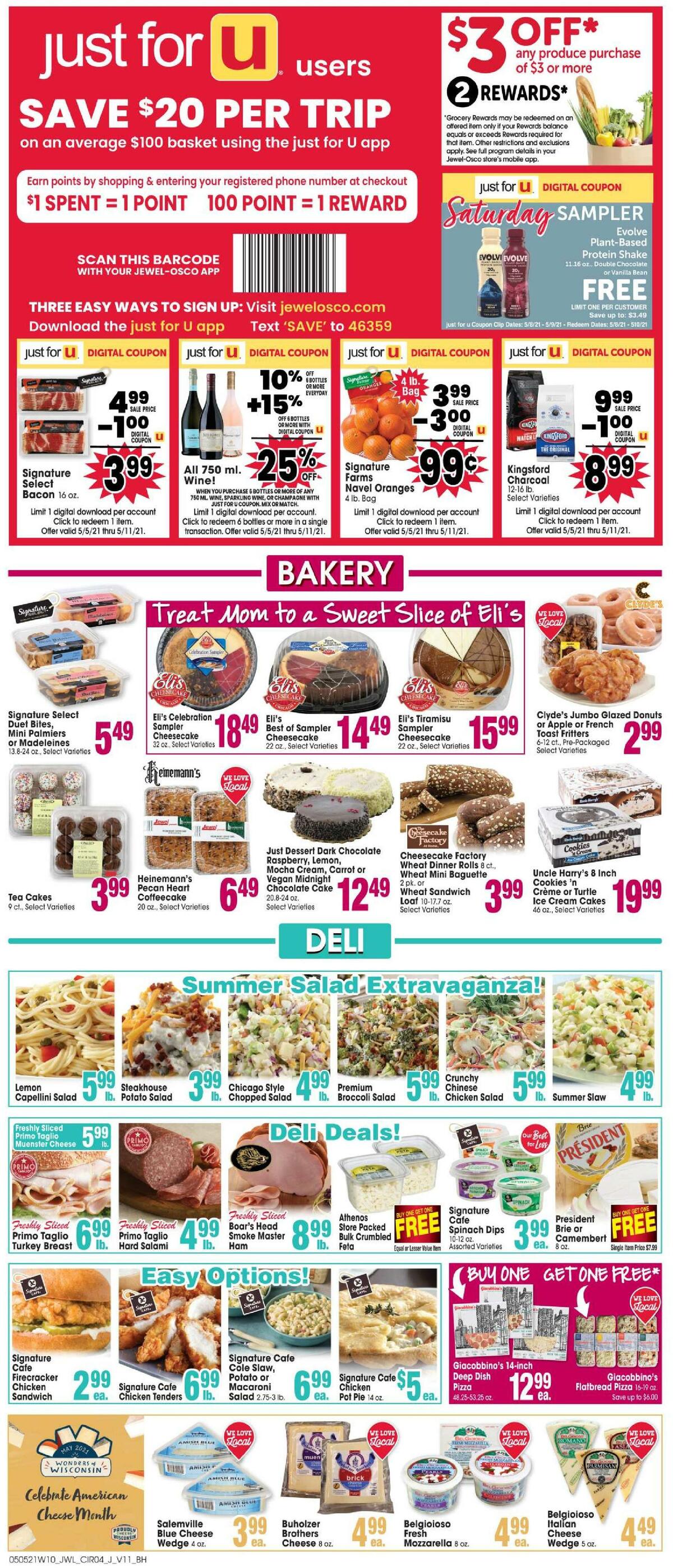 Jewel Osco Weekly Ad from May 5