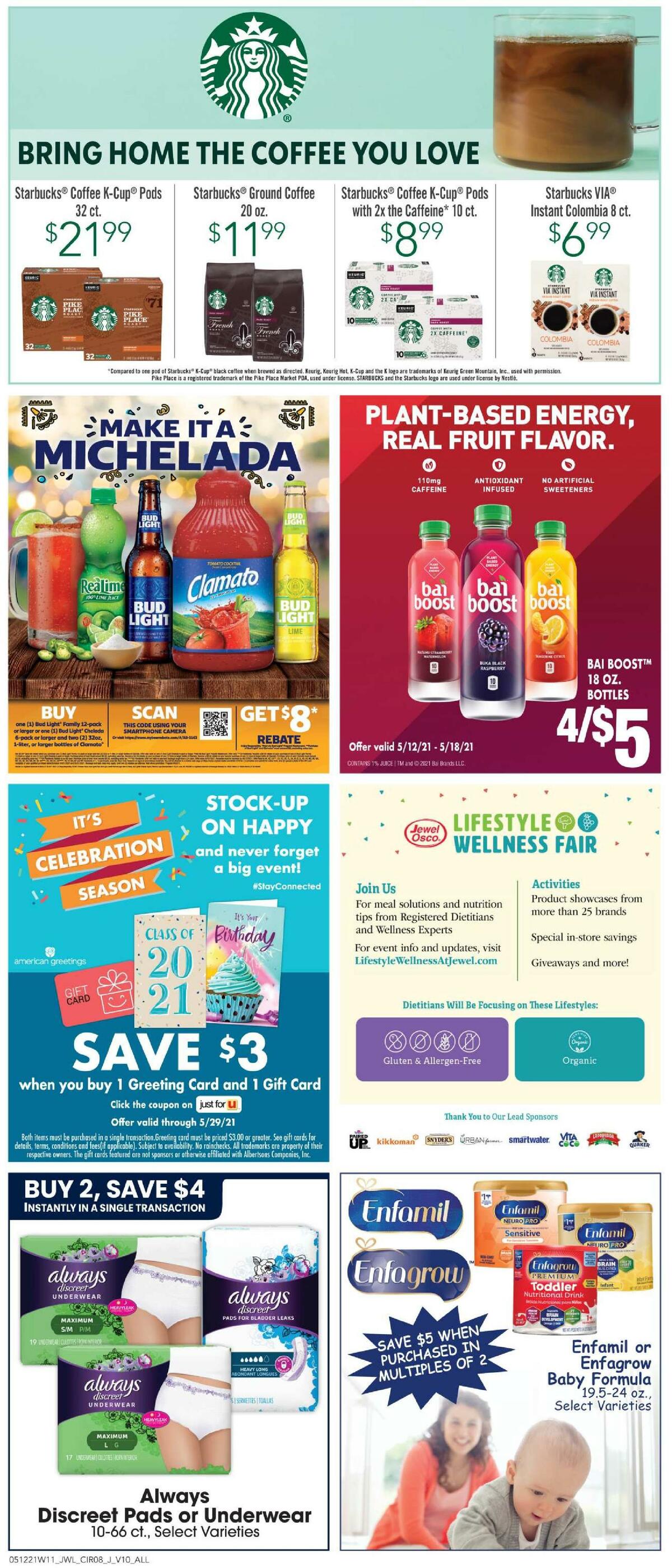 Jewel Osco Weekly Ad from May 12
