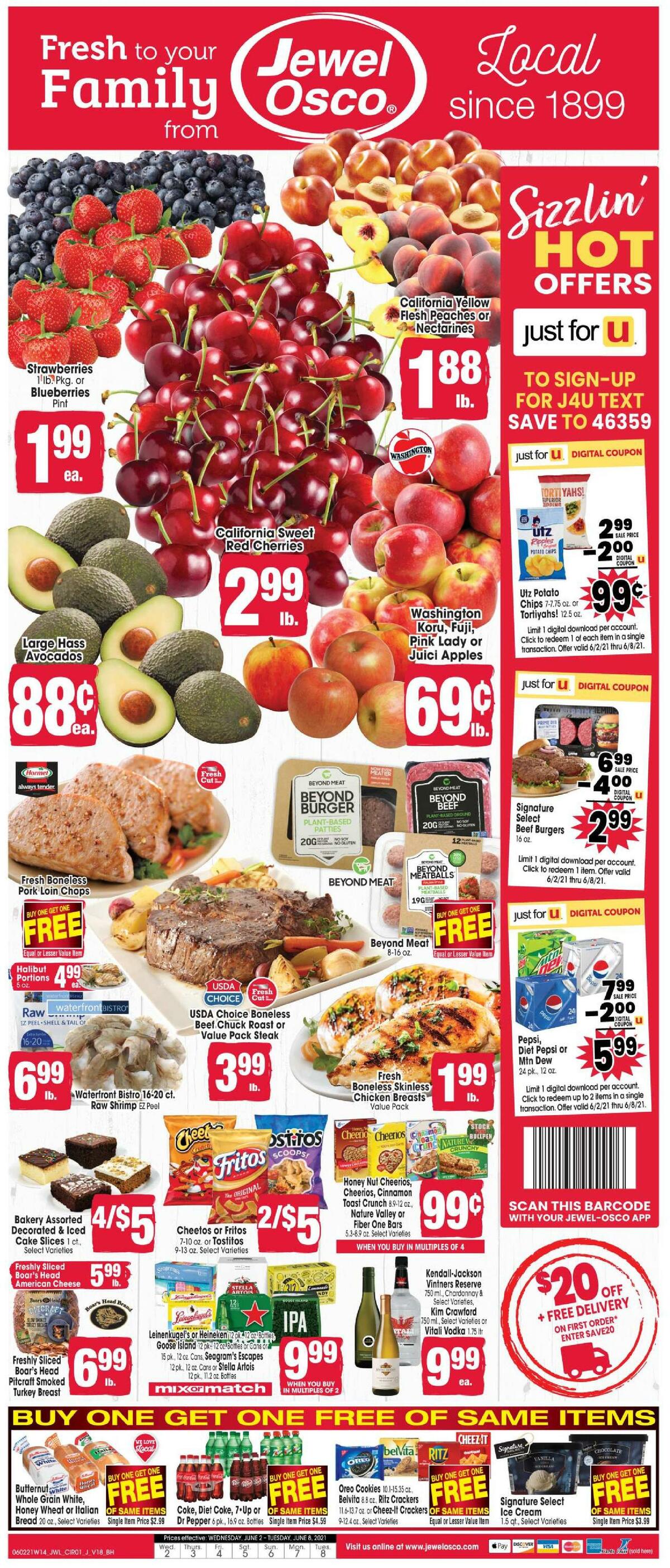 Jewel Osco Weekly Ad from June 2