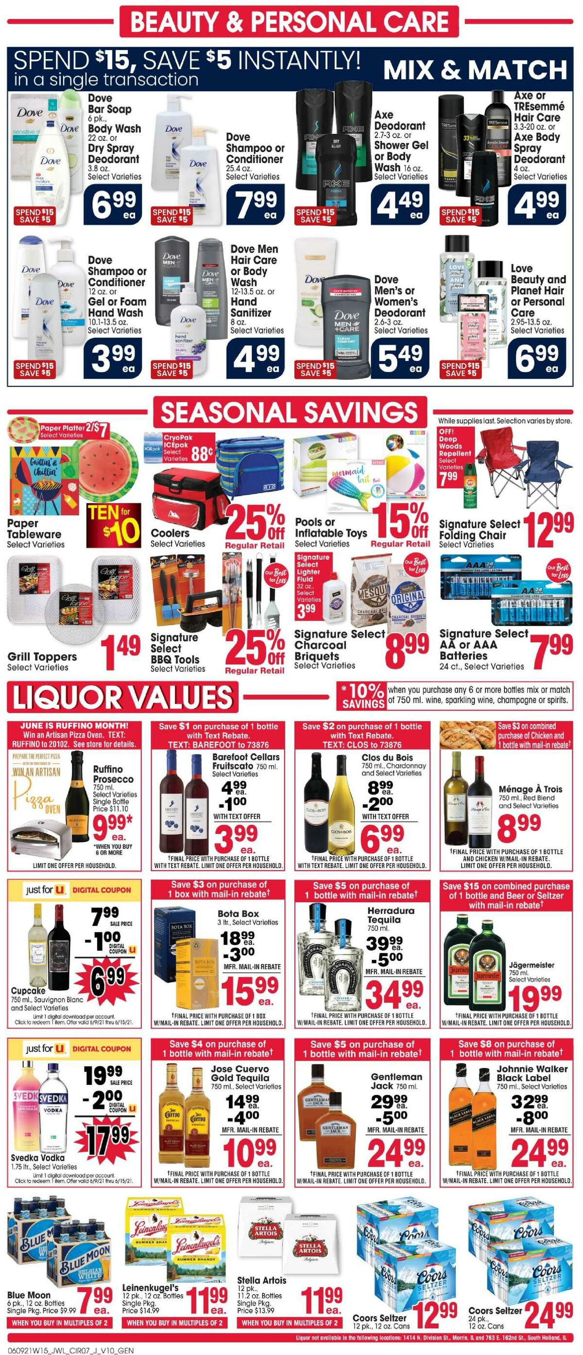 Jewel Osco Weekly Ad from June 9