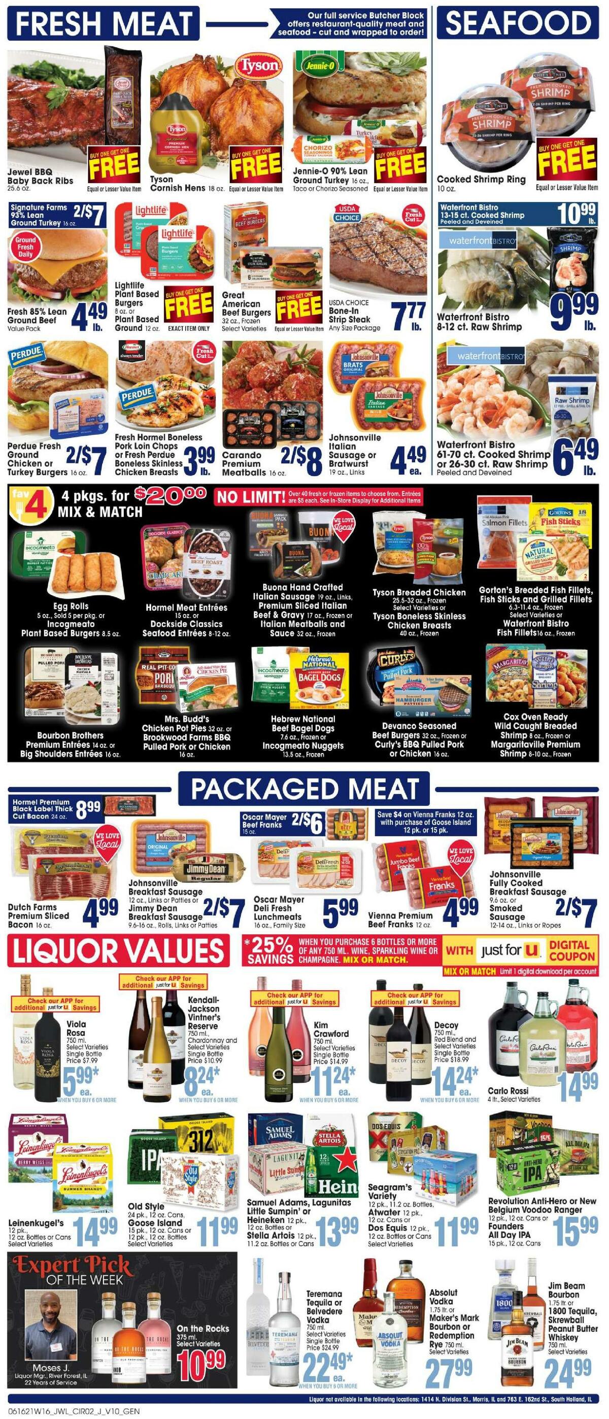 Jewel Osco Weekly Ad from June 16