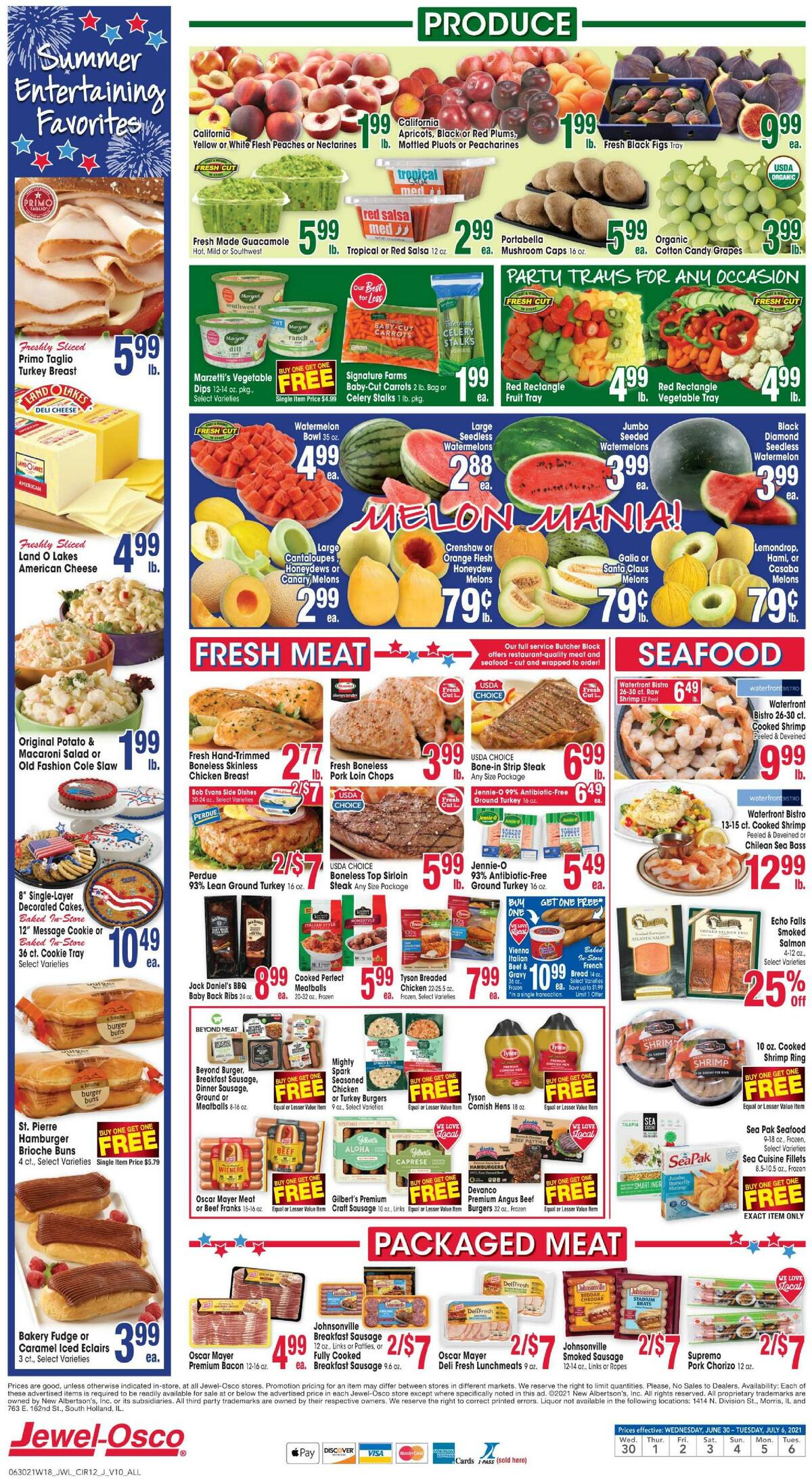 Jewel Osco Weekly Ad from June 30
