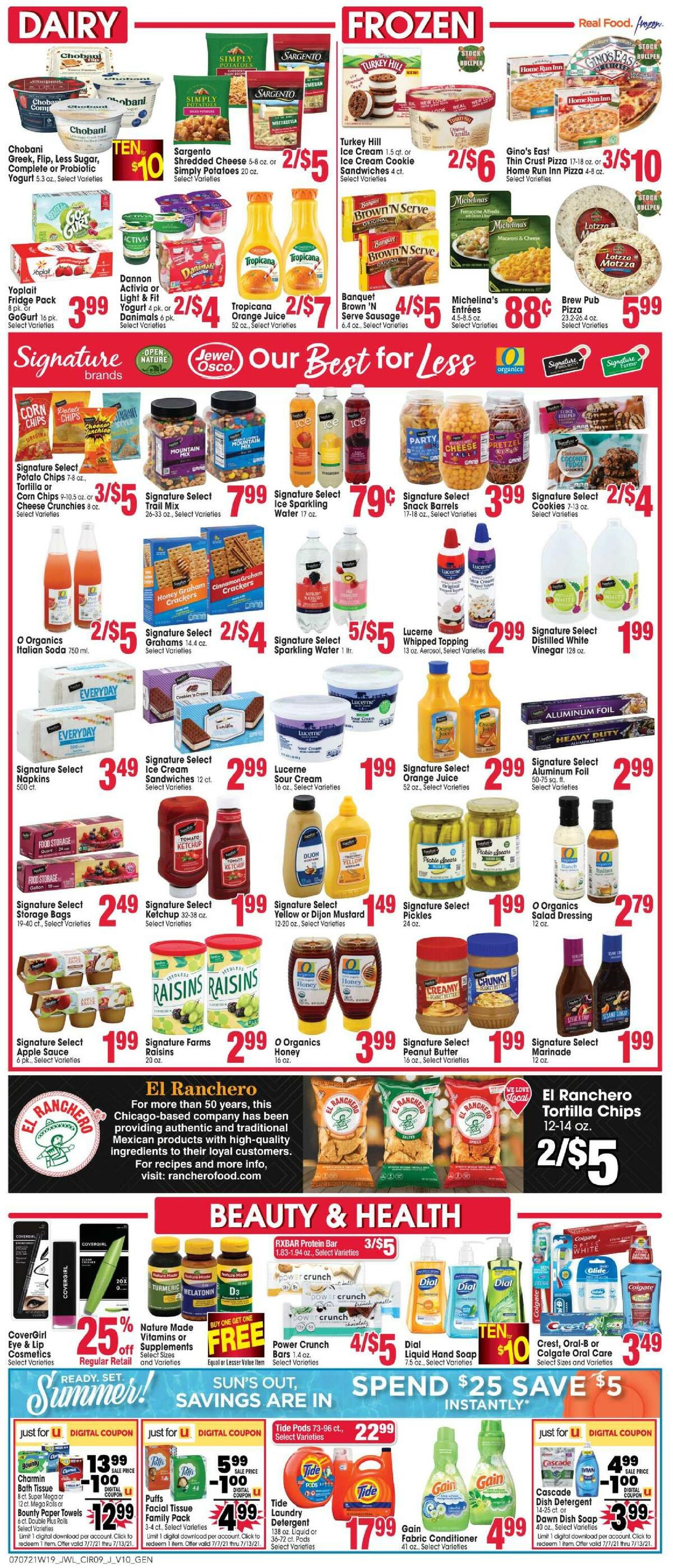 Jewel Osco Weekly Ad from July 7