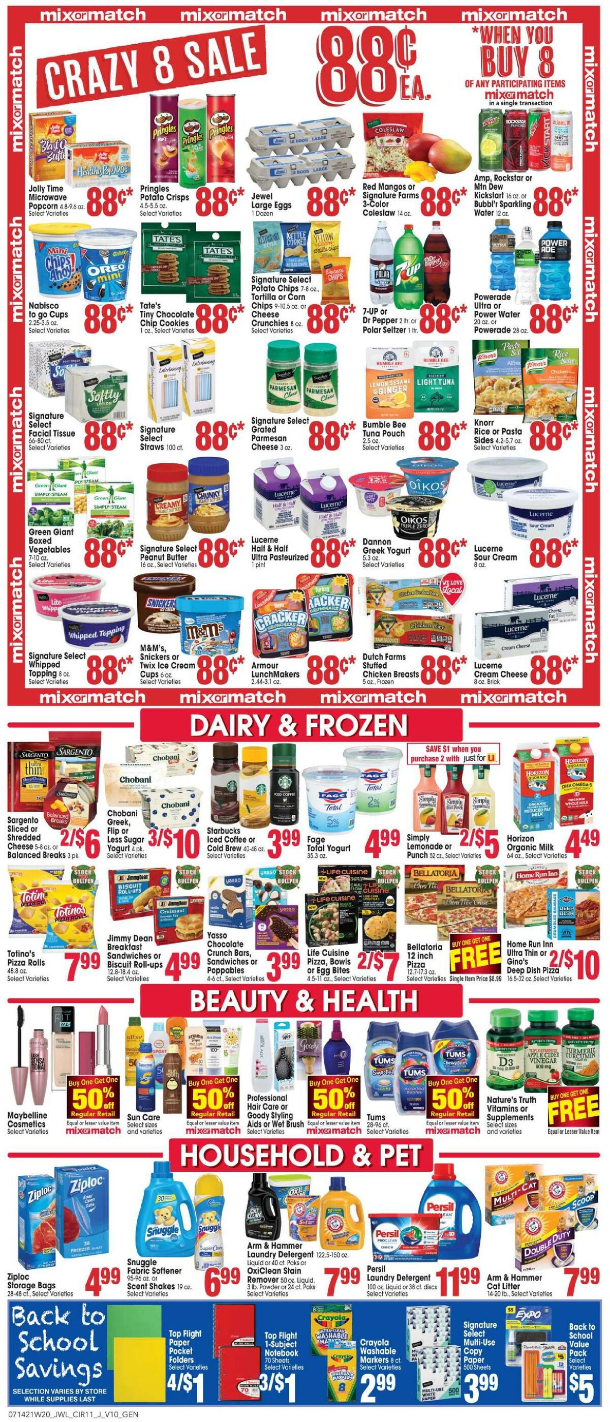Jewel Osco Weekly Ad from July 14