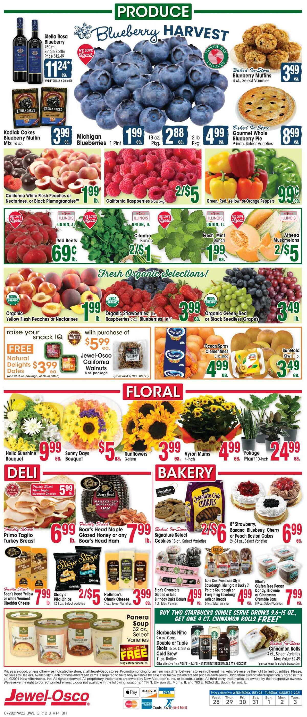 Jewel Osco Weekly Ad from July 28