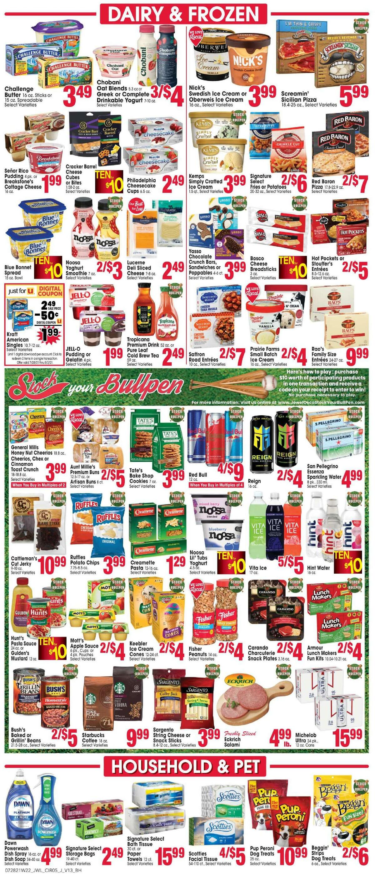 Jewel Osco Weekly Ad from July 28
