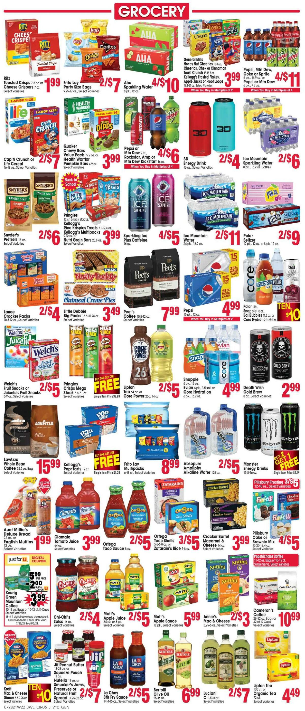 Jewel Osco Weekly Ad from July 28