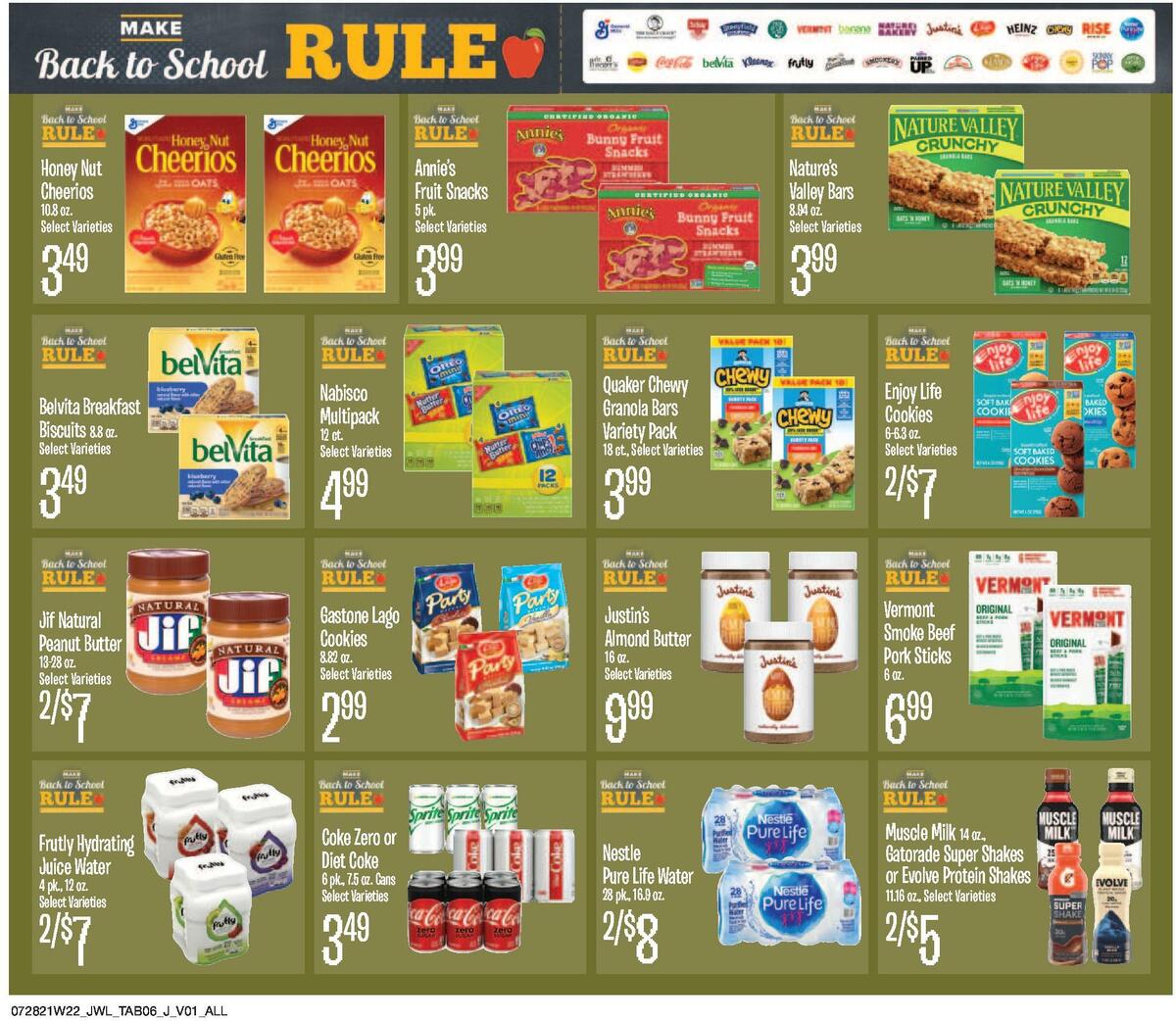 Jewel Osco Back to School Weekly Ad from July 28