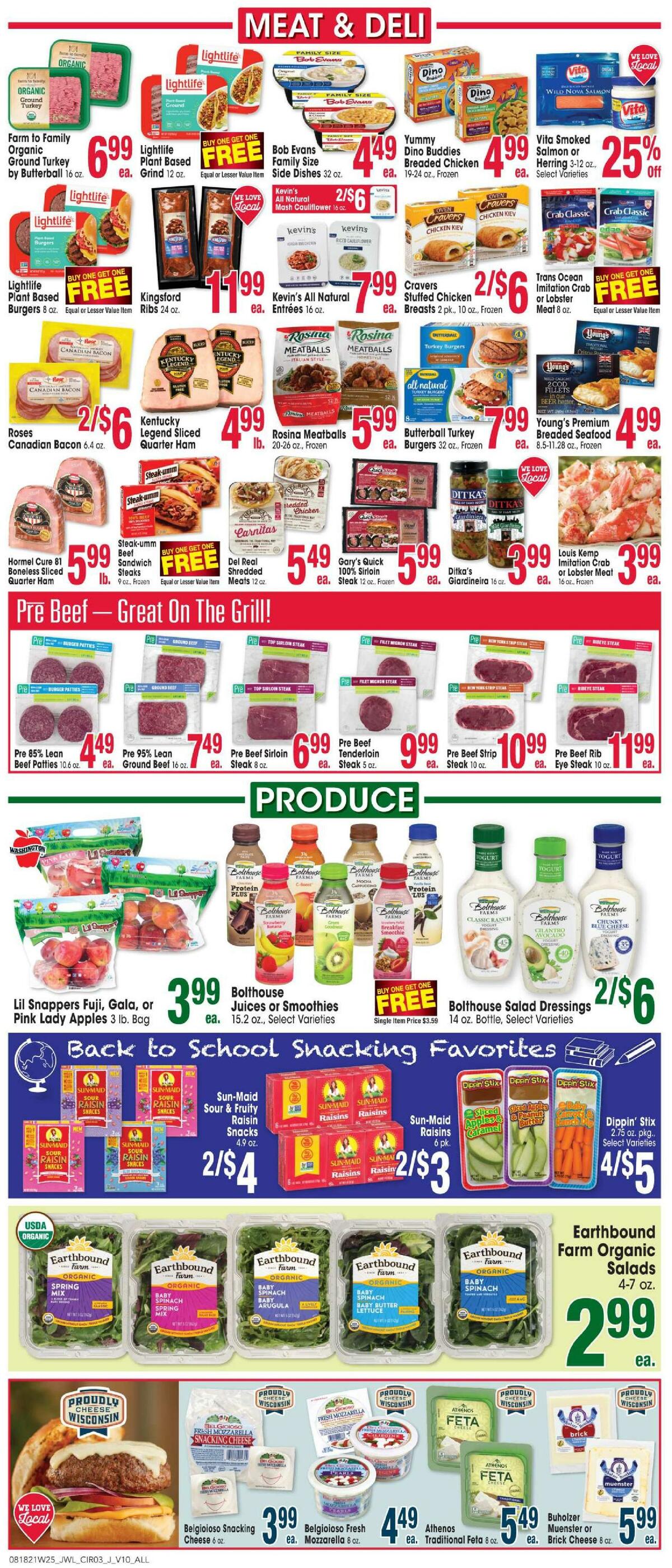 Jewel Osco Weekly Ad from August 18