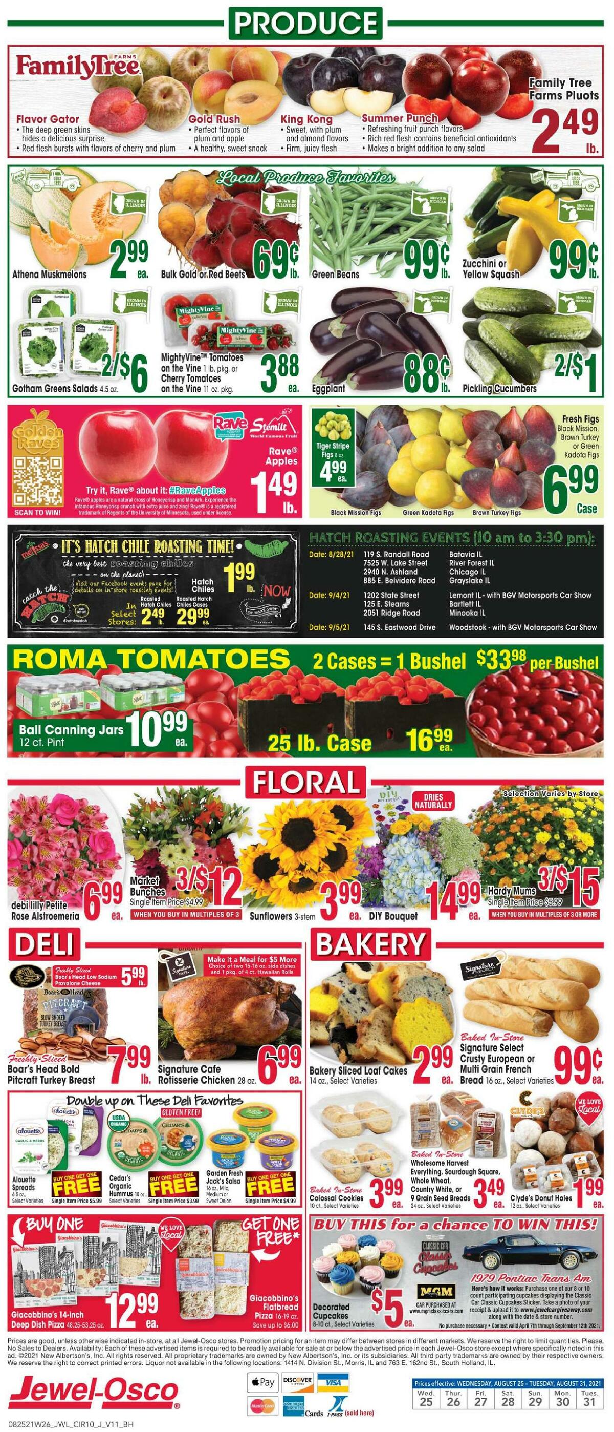 Jewel Osco Weekly Ad from August 25