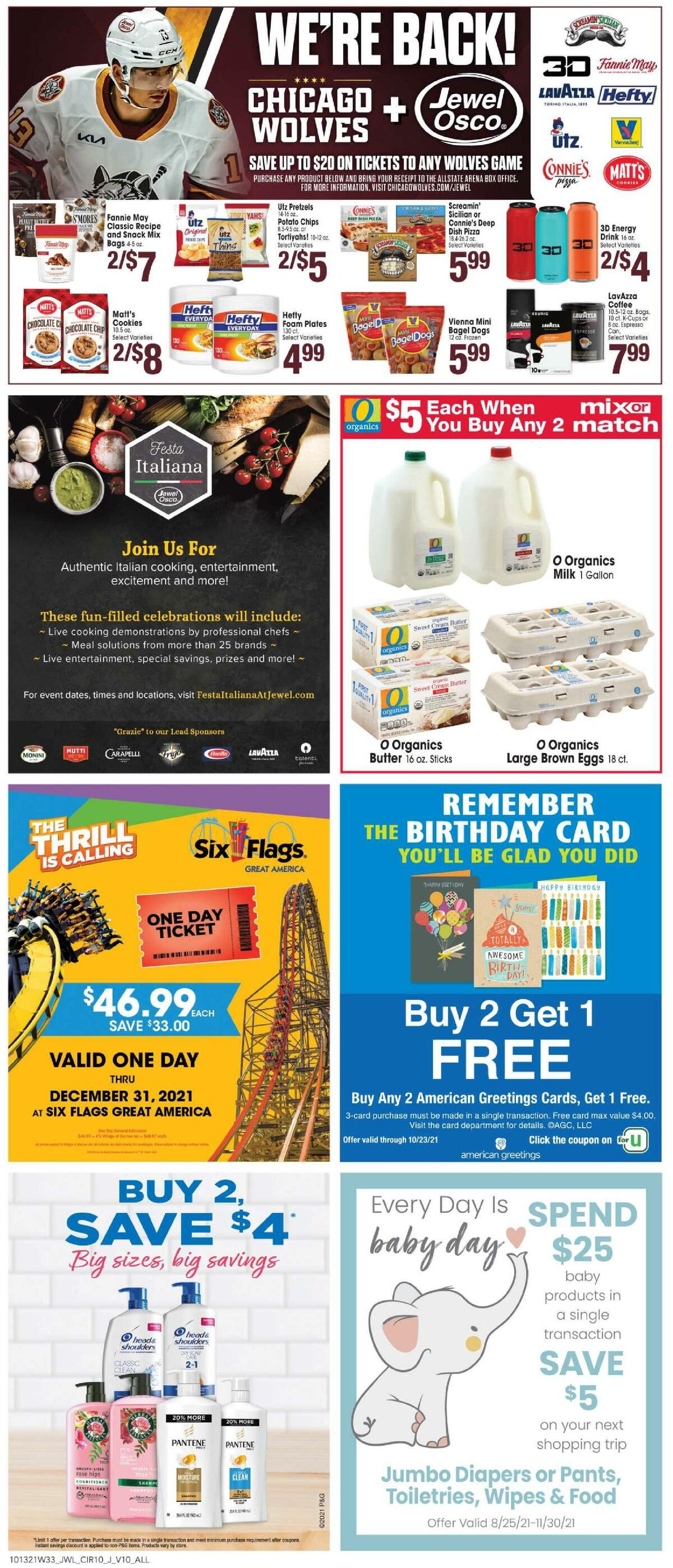 Jewel Osco Weekly Ad from October 13