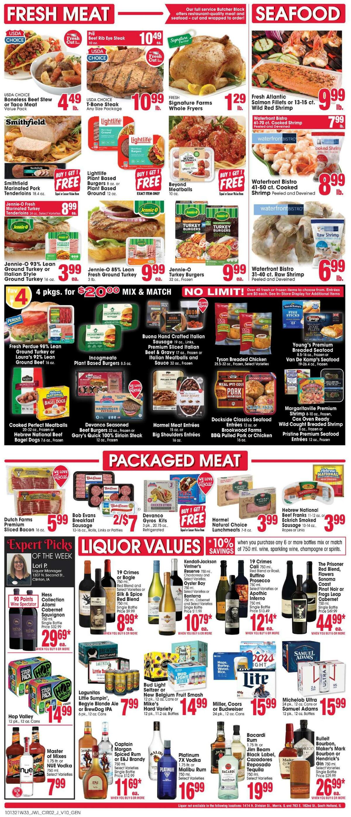 Jewel Osco Weekly Ad from October 13