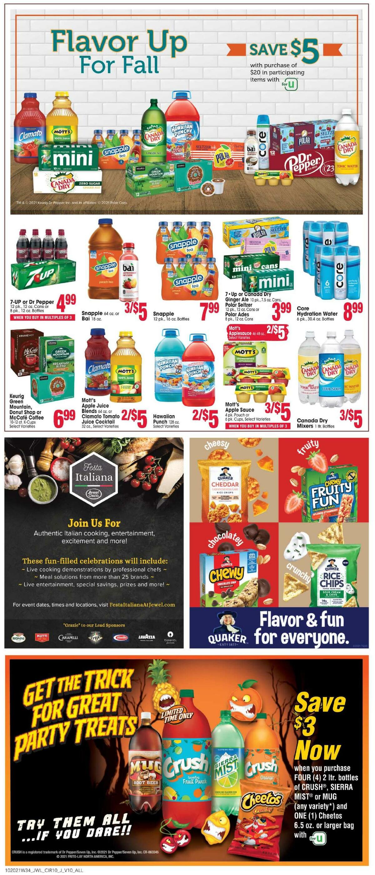 Jewel Osco Weekly Ad from October 20