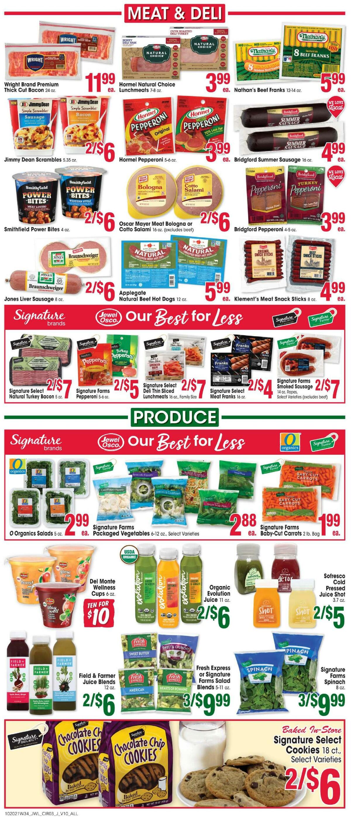 Jewel Osco Weekly Ad from October 20