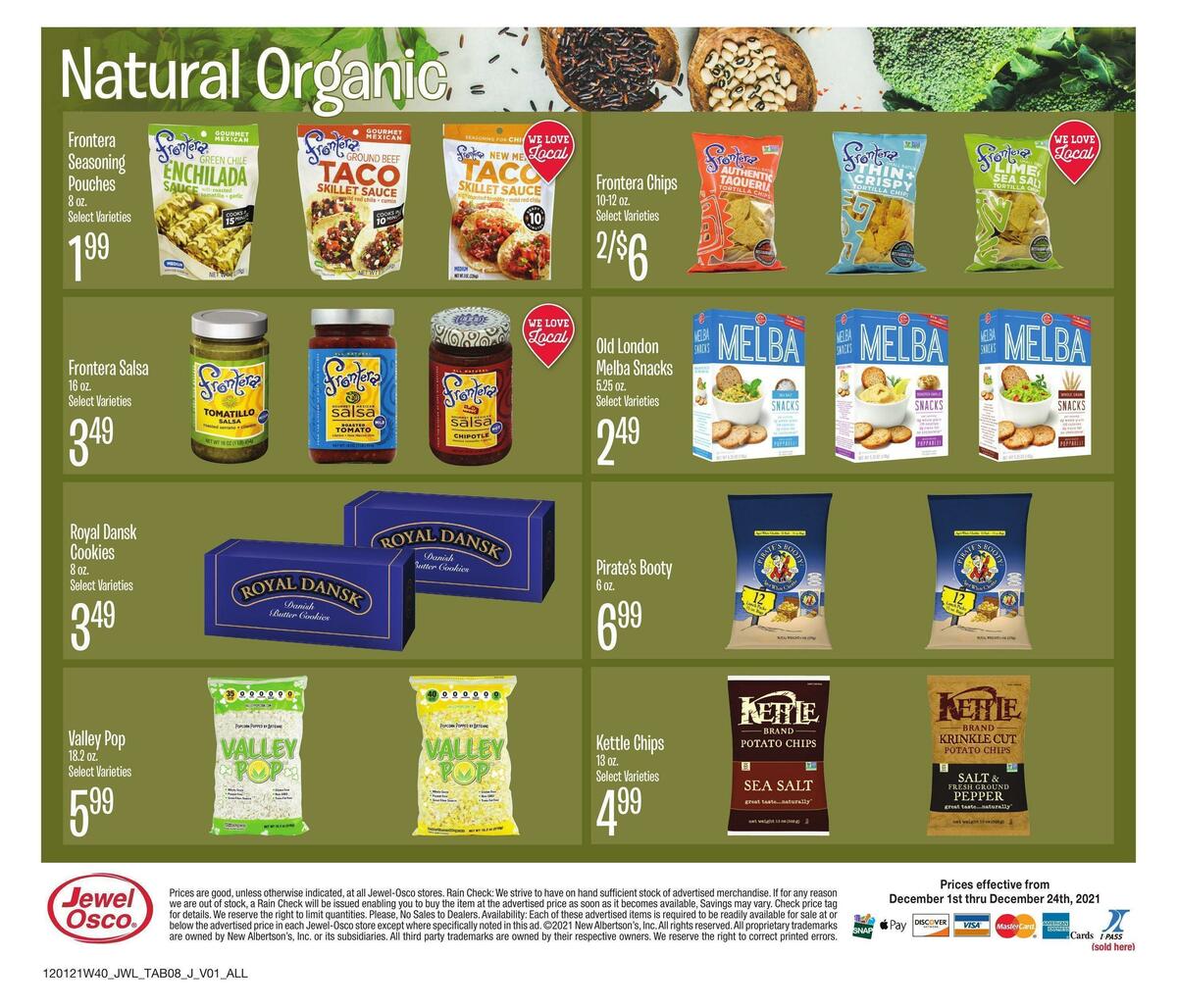 Jewel Osco Big Book of Savings Weekly Ad from December 1