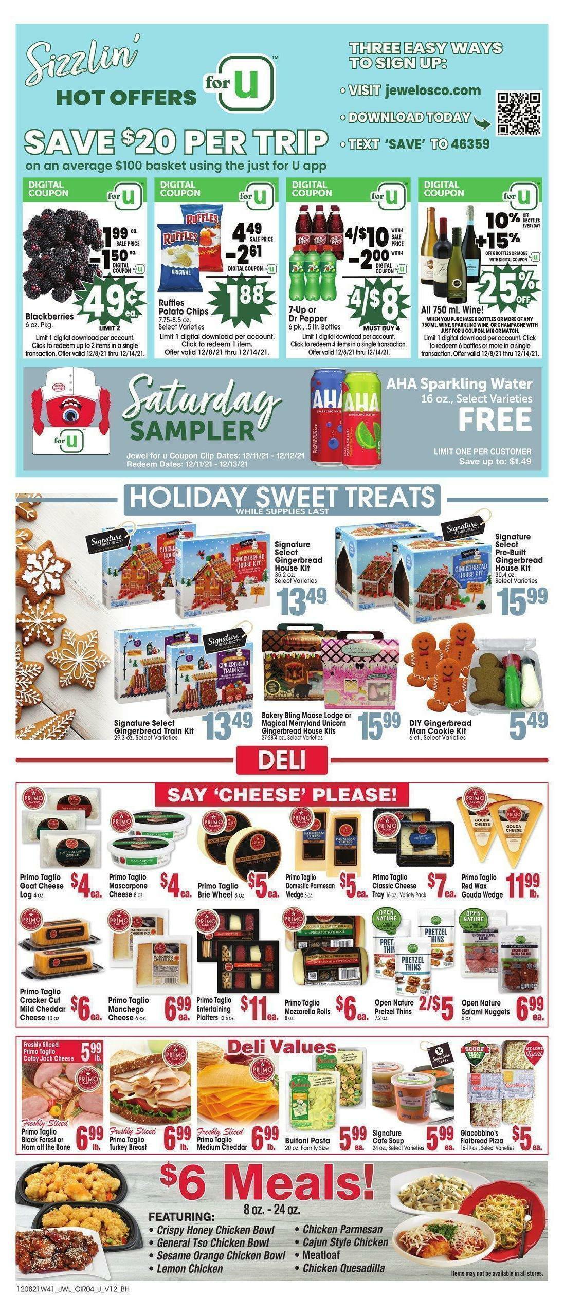 Jewel Osco Weekly Ad from December 8