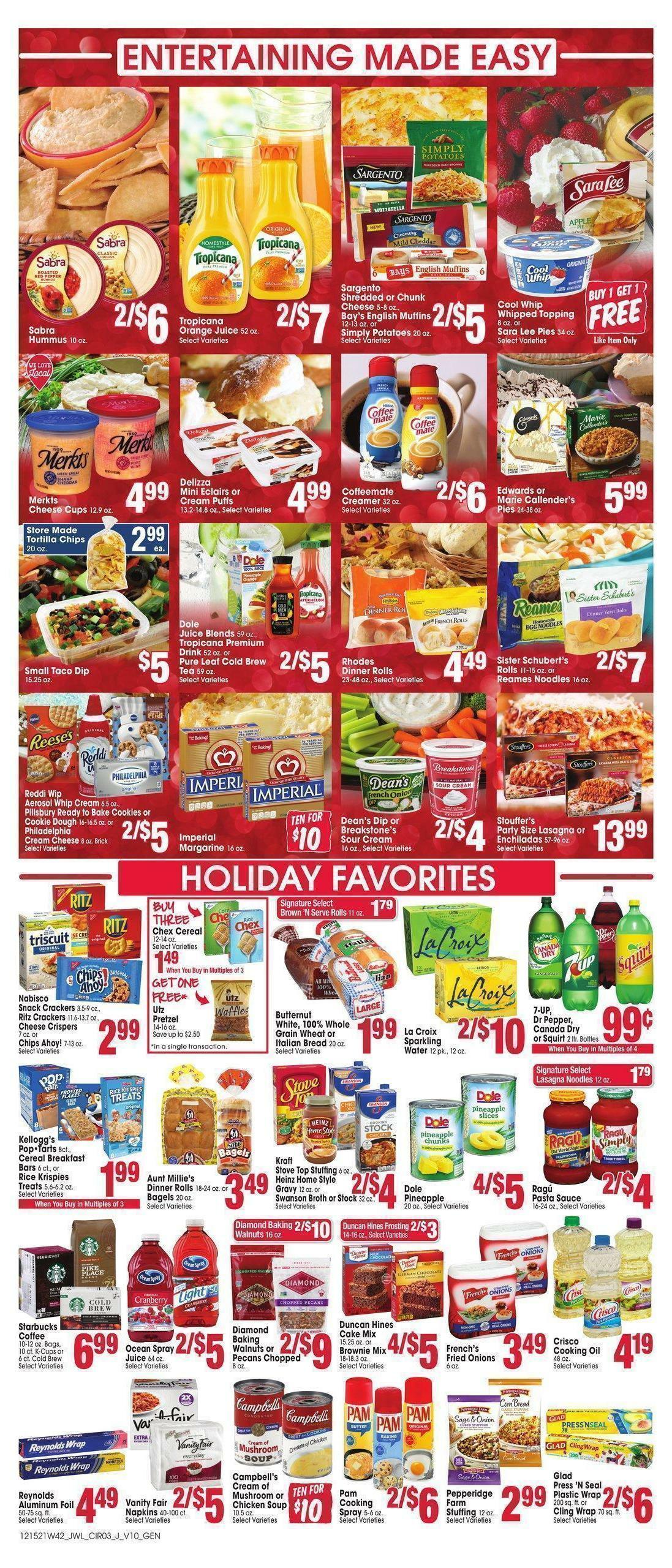 Jewel Osco Weekly Ad from December 15