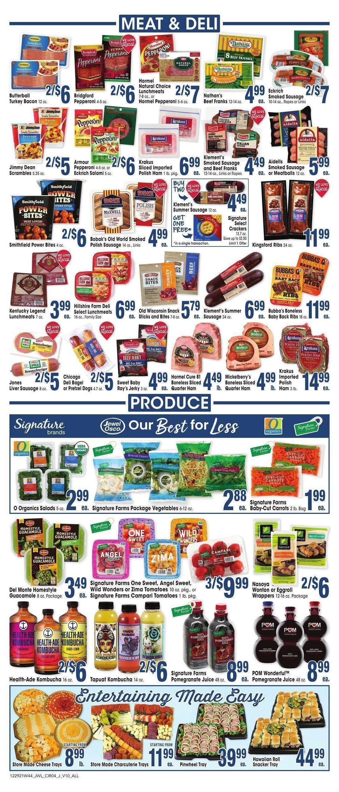 Jewel Osco Weekly Ad from December 29