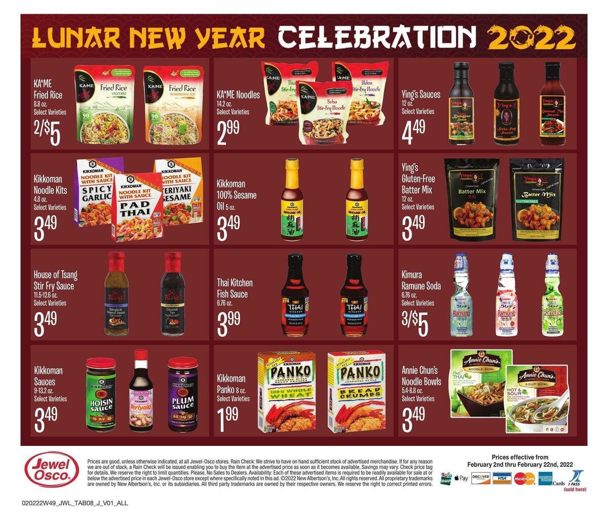 Jewel Osco Natural & Organic Weekly Ad from February 2