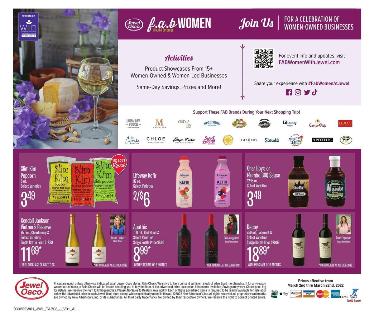 Jewel Osco Natural & Organic Weekly Ad from March 2