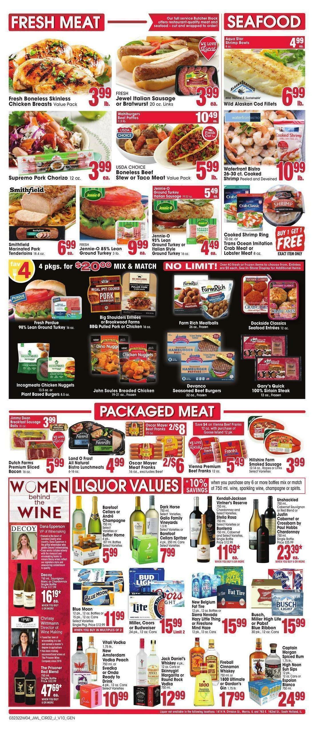 Jewel Osco Weekly Ad from March 23