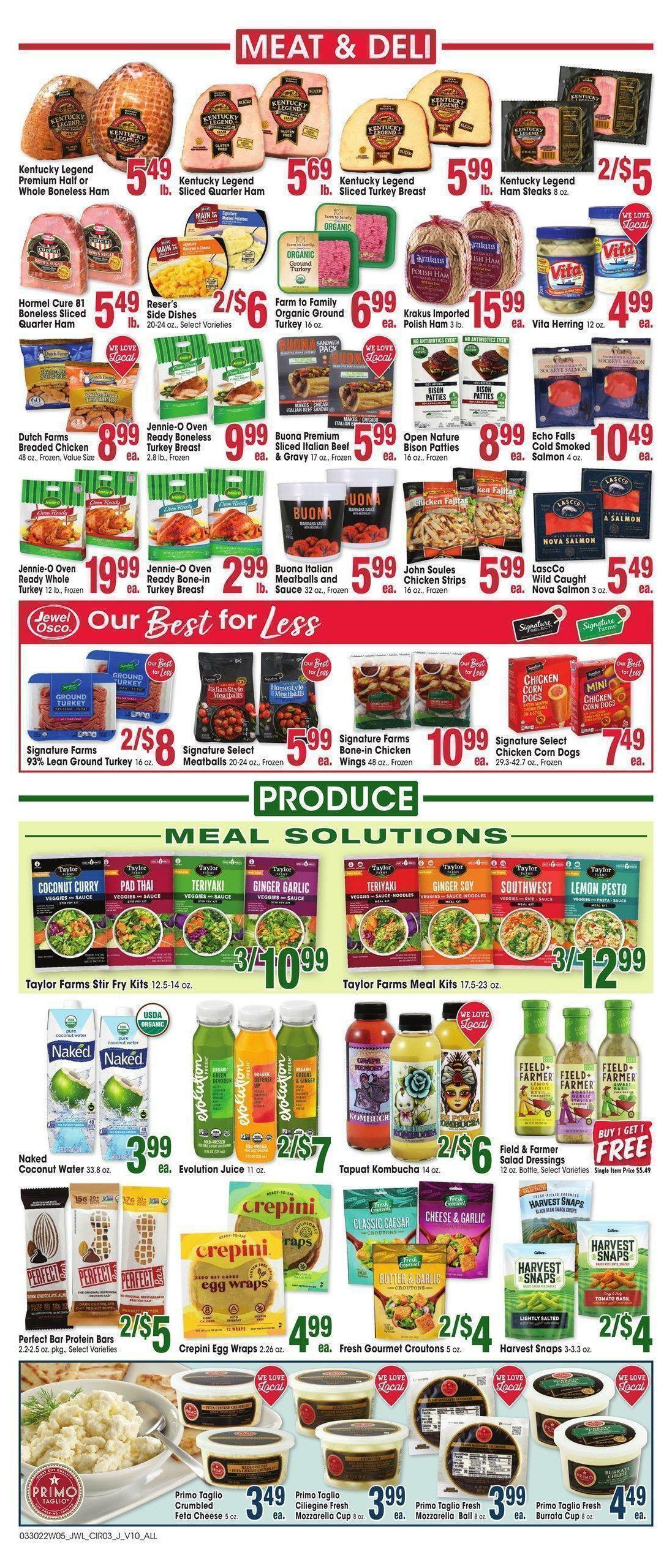 Jewel Osco Weekly Ad from March 30