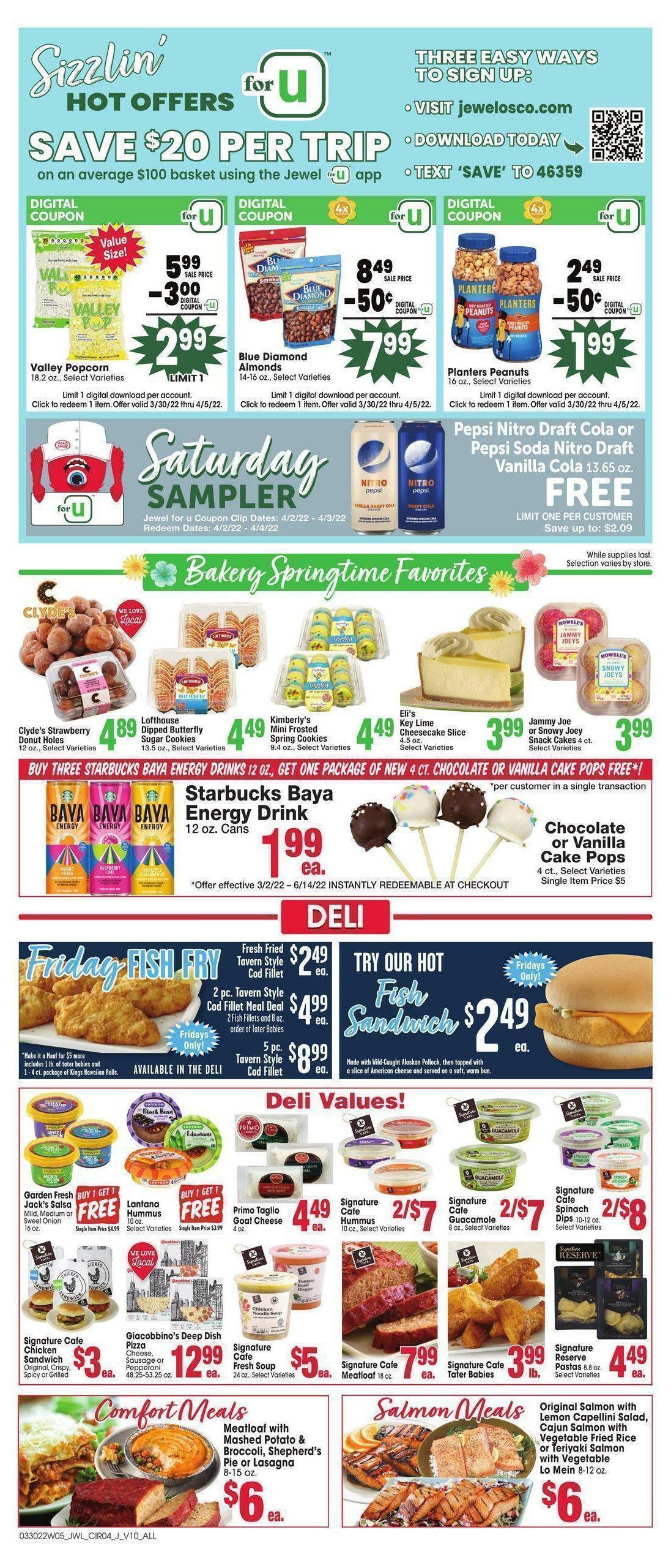 Jewel Osco Weekly Ad from March 30