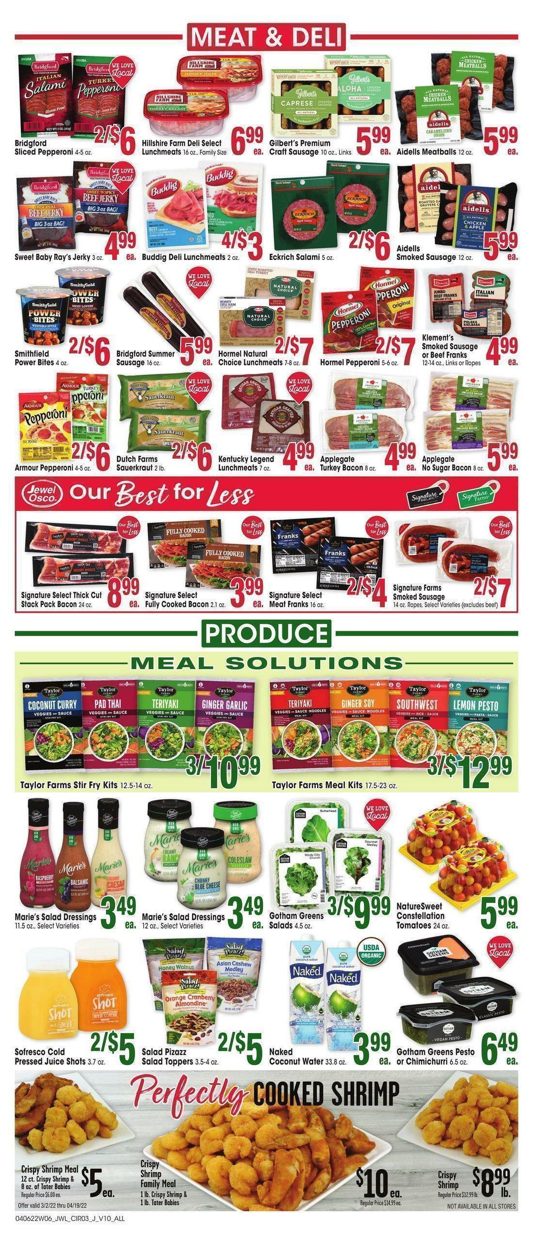 Jewel Osco Weekly Ad from April 6