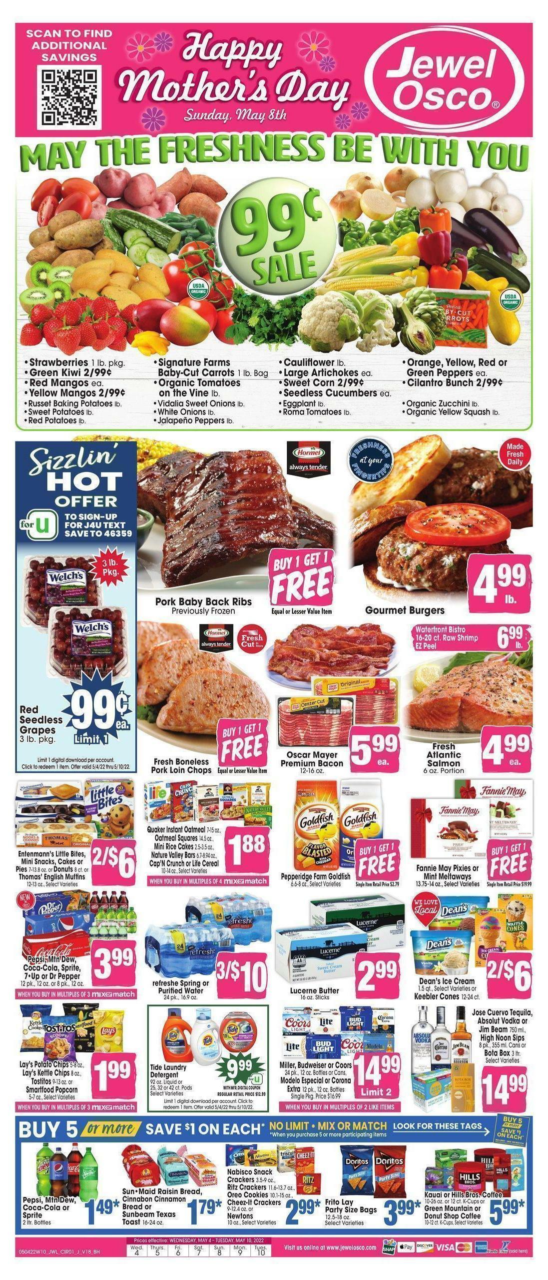 Jewel Osco Weekly Ad from May 4