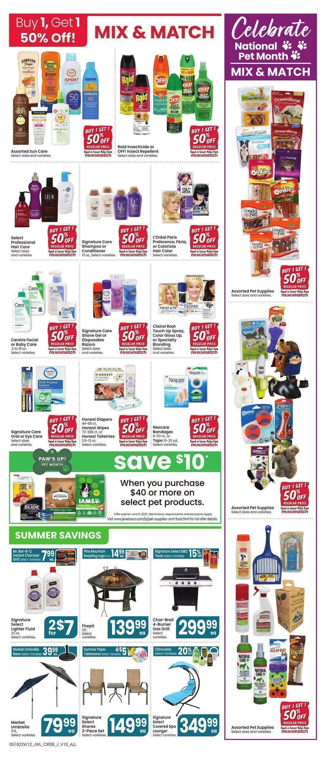 Jewel Osco Weekly Ad from May 18