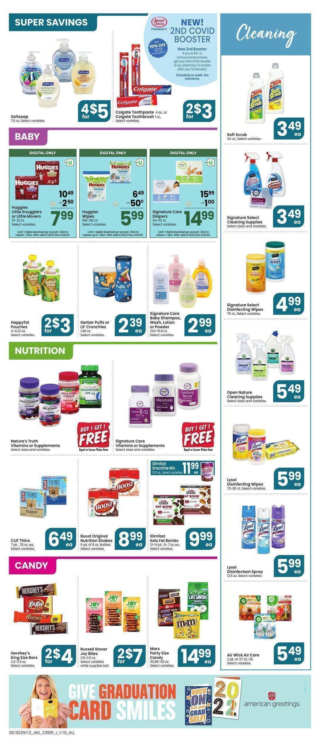 Jewel Osco Weekly Ad from May 18