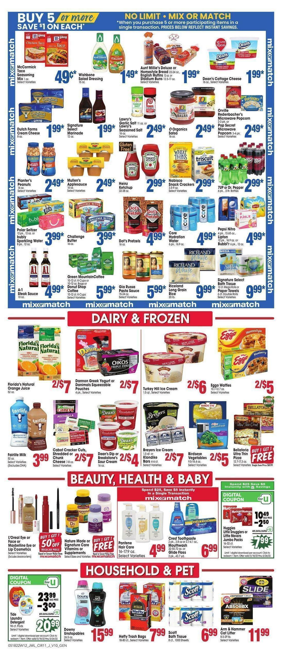 Jewel Osco Weekly Ad from May 18