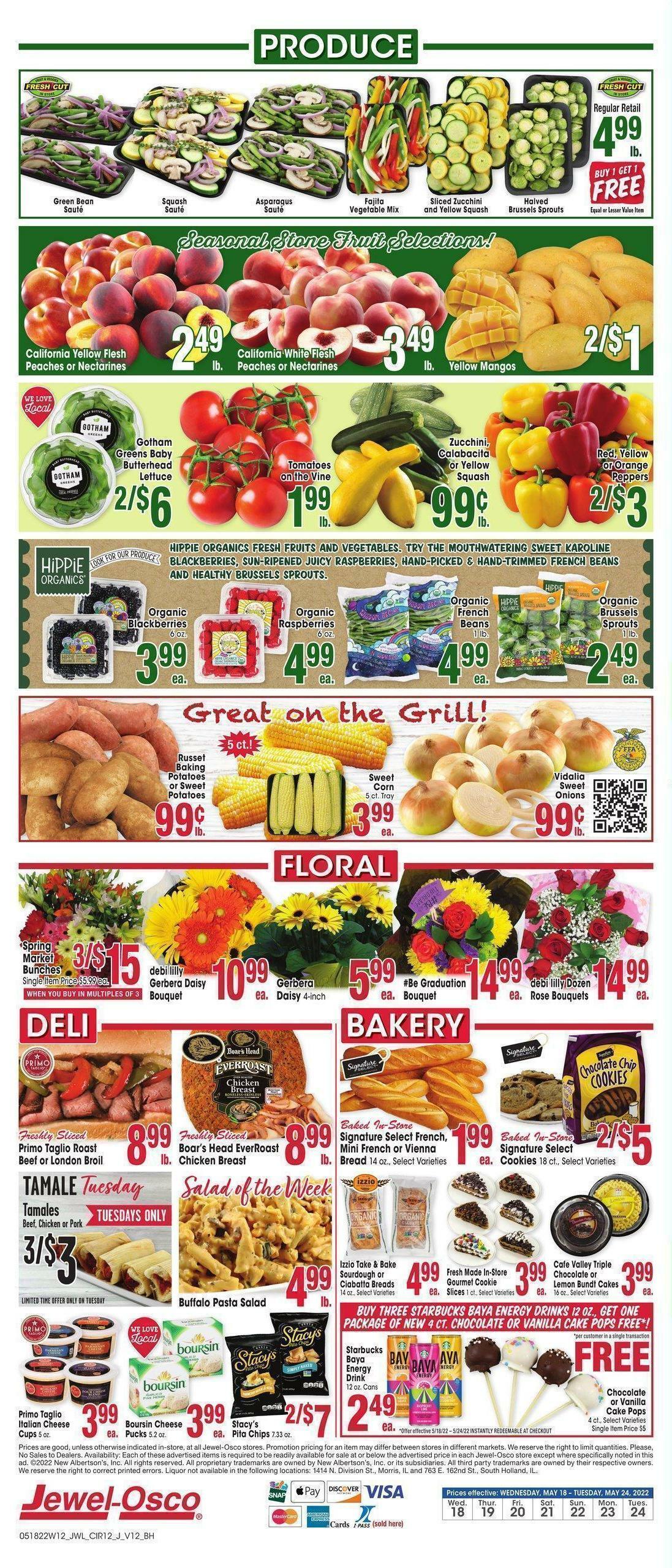 Jewel Osco Weekly Ad from May 18