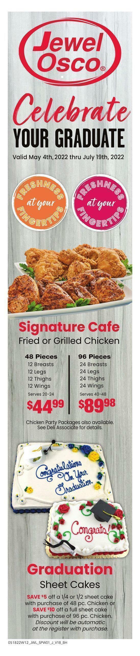 Jewel Osco Weekly Ad from May 18
