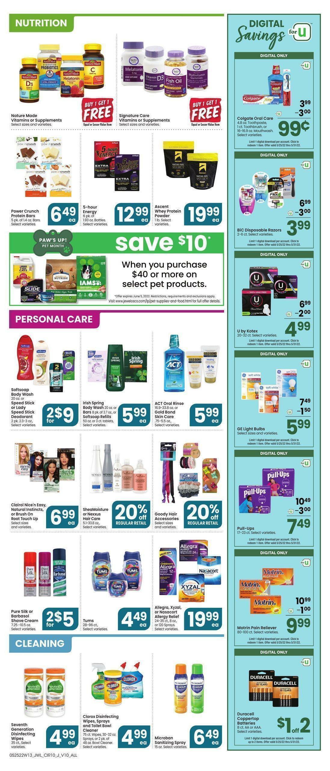 Jewel Osco Weekly Ad from May 25