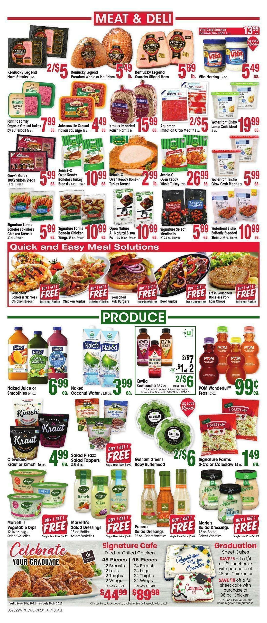 Jewel Osco Weekly Ad from May 25