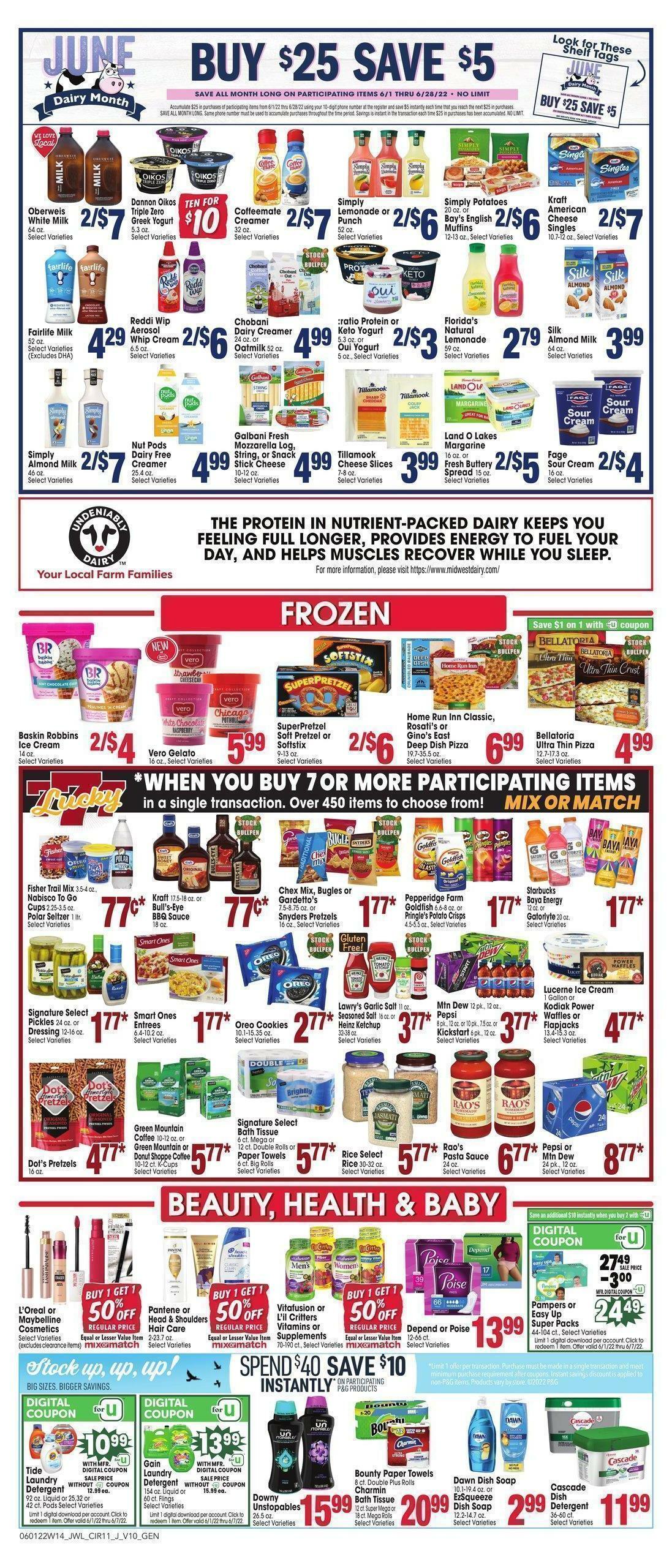 Jewel Osco Weekly Ad from June 1