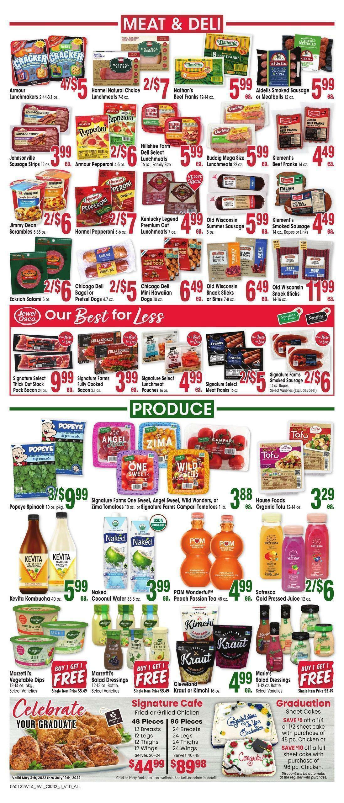 Jewel Osco Weekly Ad from June 1
