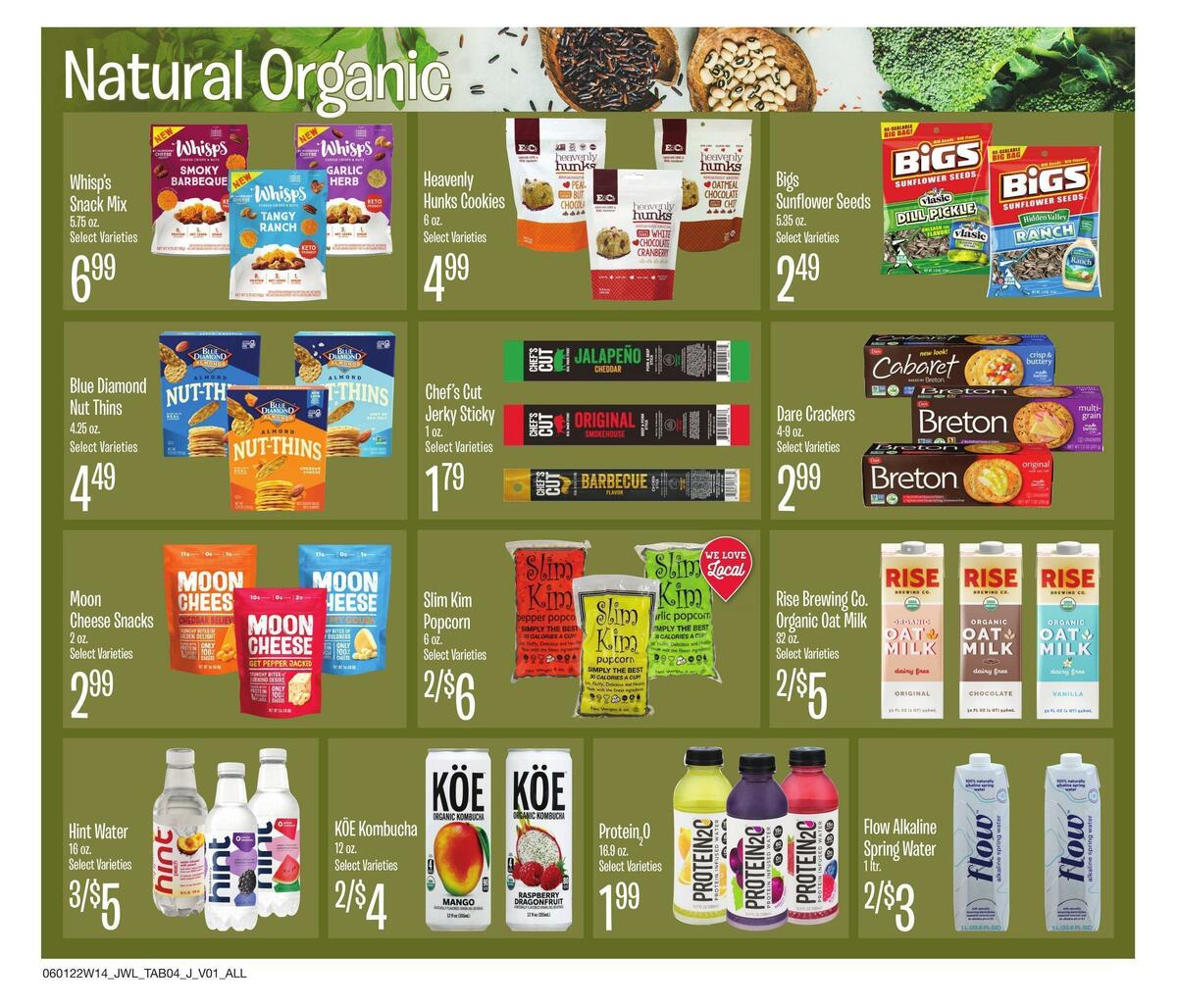 Jewel Osco Natural & Organic Weekly Ad from June 1